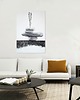 obrazy Balancing act I, obraz do salonu na płótnie, minimalistyczna abstrakcja zen 4