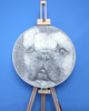 obrazy Buldog Francuski  - Fotorealistyczny  unikalny Obraz z Nici String Art 60cm 4