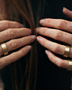 pierścionki - różne MONOLITH / brass ring 2