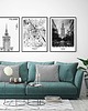 plakaty Plakat miasto POLSKA - WARSZAWA 2  obraz MAPA 1