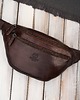 torby i nerki męskie Saszetka męska nerka skórzana na pas brązowa elegancka Paolo Peruzzi SL-04-BR 2