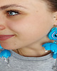 kolczyki soutache Kolczyki długie "Niebieskie" 1
