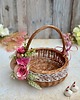 koszyki wielkanocne Wielkanocny koszyczek na święconkę, koszyczek z dekoracją 2