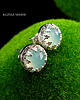 bransoletki wire wrapping Kolczyki Sztyfty – Lea – Chalcedon Srebro 2