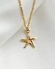 złote naszyjniki Naszyjnik złota rozgwiazda, wspomnienie lata 6