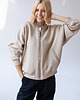 bluza bez kaptura damska Bomberka Sporty Chic Hummus 3