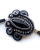 bransoletki soutache Elegancka sutaszowa bransoletka BLACK 2