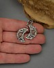 kolczyki wire wrapping Kolczyki księżyce kamień słoneczny wire wrapping 3