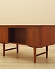biurka Biurko tekowe, duński design, lata 70, produkcja: Dania 9