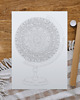 plakaty Plakat do Kolorowania Globus Mandala 50x70cm 1