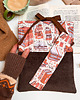 pokrowce i etui - różne Personalizowane etui na książkę, jesienne book sleeve ze sztruksu 3