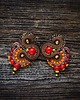 kolczyki soutache Autumn Garden - etniczne kolczyki soutache 2