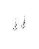 kolczyki srebrne Kolczyki srebrne WAVES Semicircle / silver earrings 2