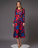 sukienki midi damskie Sukienka basic - Sara Flower Power 1