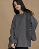 swetry damskie  Sweter Oversize ALASKA Szary 2