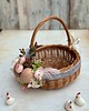 koszyki wielkanocne Wielkanocny koszyczek na święconkę, koszyczek z dekoracją 3