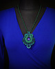 wisiory Elegancki naszyjnik soutache 4