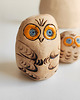 figurki i rzeźby Ceramiczne sowy, małe figurki 4