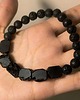 biżuteria męska Bransoleta Męska Czarna S  Amulet 2