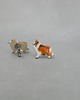 kolczyki ceramiczne Lassie szkocki  collie-  ceramiczne kolczyki 2