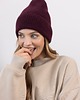 czapki damskie Czapka Gentle Cashmere Wino 3