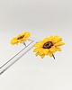 kolczyki z masy plastycznej Miniaturowe kolczyki sztyfty słoneczniki, kwiatowa biżuteria 7