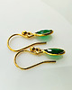kolczyki z kamieniami Kolczyki z zielonym onyksem, zielone kolczyki 3