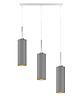 lampy wiszące Regulowana 3-punktowa lampa wisząca do kuchni BORNEO GOLD 1