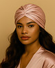 opaski do włosów LE SILQUE Jedwabny turban na włosy  - ROSE GOLD 2