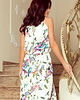 sukienki maxi damskie 191-6 Sukienka MAXI wiązana na szyi z rozcięciem 5