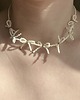 chokery Choker z hematytem kokardki 2