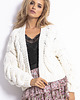 kardigany damskie Krótki kardigan Chunky Knit F800 2