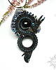 wisiory Derven, wisior ze smokiem, beading 1