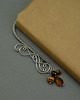 zakładki do książek Zakładka do książki metalowa tygrysie oko ozdobna wire wrapping 1
