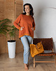 bluza bez kaptura damska Bluza damska ,  luźny krój, wygodna dzianina 2