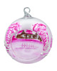 ozdoby choinkowe Bombka Lampion ze stojakiem: Różowa Zima 2