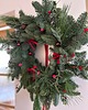 wianki bożonarodzeniowe Duży naturalny wianek bożonarodzeniowy 4