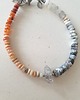 bransoletki z kamieni naturalnych Bransoletka RAW opal dendrytowy, opal ognisty, kryształ herkimer 3
