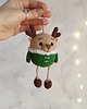 breloki Brelok renifer, Brelok jelonek, Brelok na prezent, Zawieszka do torebki 4