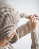 dodatki - łazienka - różne Lniany turban waflowy NATURAL 4