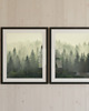 fotografia DWA PLAKATY natura zdjecie leśny krajobraz zielona galeria ścienna 6