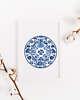 grafiki i ilustracje 3 PLAKATY niebieskie chinoiserie , chińskie talerze 2