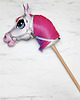 zabawki - inne Hobby horse, konik z koroną - koń na patyku 1