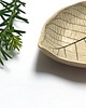 patery i talerze Talerzyk listek ceramiczny naturalny 2