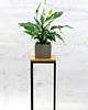 kwietniki Kwietnik Metalowy Drewno TAVOLO 60cm czarny loft 3