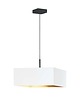 lampy wiszące Czarna lampa wisząca do salonu BOGOTA GOLD 4