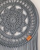 łapacze snów Nowoczesny Mandala Chunky Łapacz snów ciemnoszary KOLORY 1
