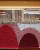 Ozdoby na ścianę Ręcznie tkany wełniany kilim - WYSPA POŻERACZA SERC - Mazurskie Opowieści 4