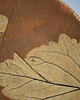 patery i talerze brązowy talerzyk z liśćmi 1