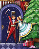 puzzle dla dzieci Puzzle 500 "Once Upon a Christmas" by Julia Kraska w papierowyn woreczku 1